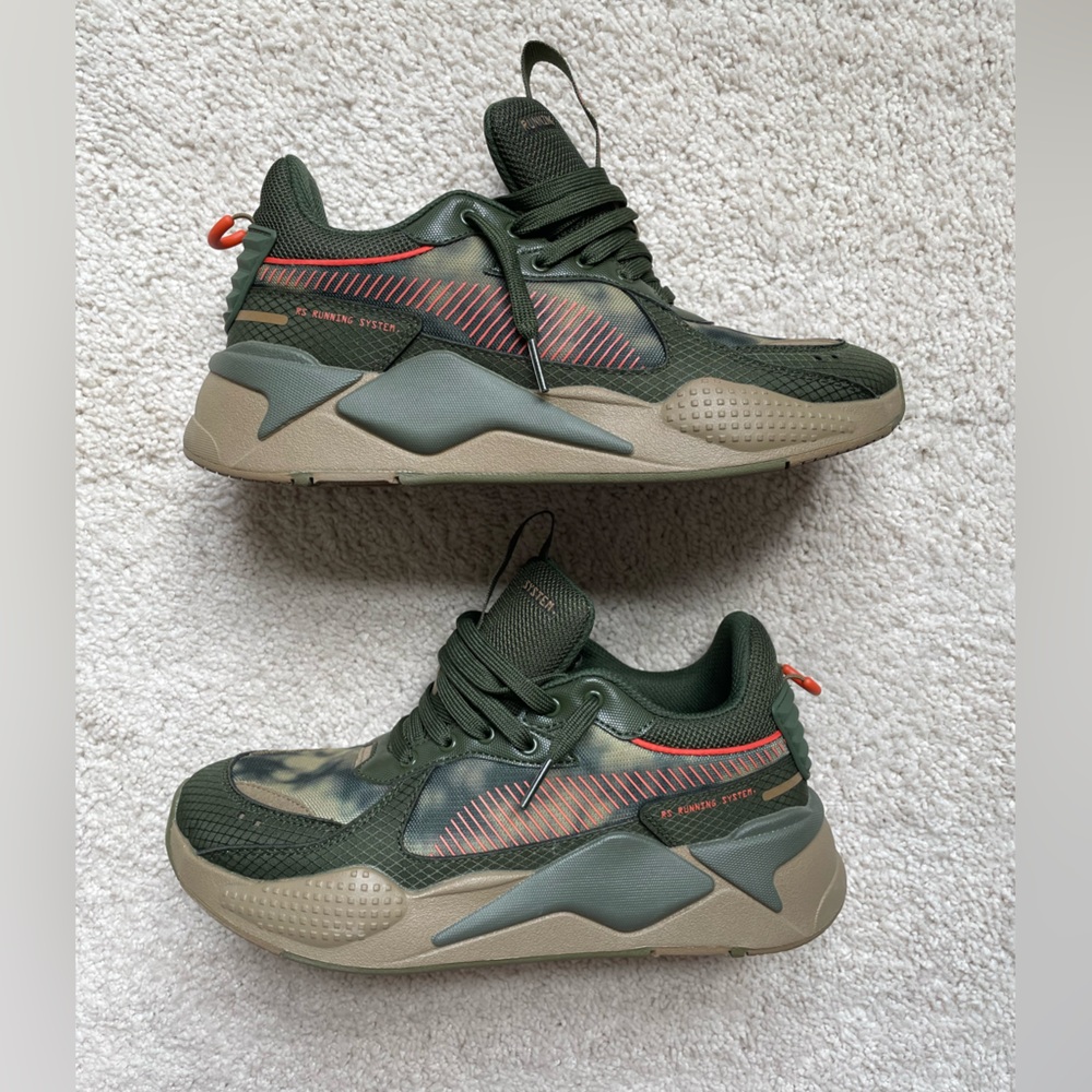 Puma RSX camouflage sneakers men’s size 9